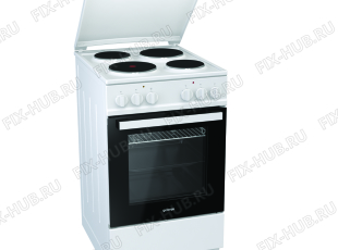 Плита (духовка) Gorenje E5121WH-B (728698, FC511A-HSAA2) - Фото